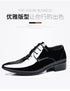 Elegant Oxford Leather Shoes for Men - Breathable and Comfortable Formal Flats for Office, Weddings, and Daily Wear - Perfect Plus Size Business Footwear with Pointed Toe Design